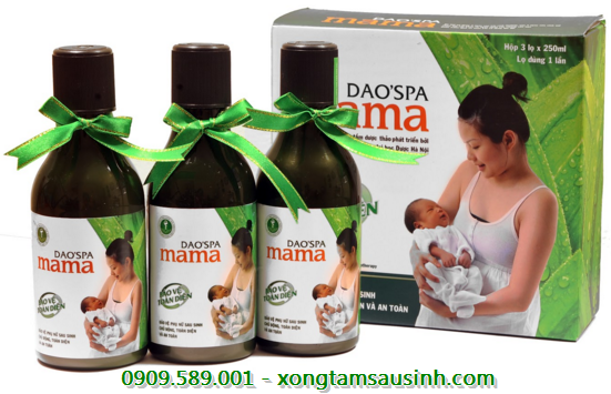 Dao’Spa Mama thảo dược xông tắm sau sinh cực tốt cho các mẹ