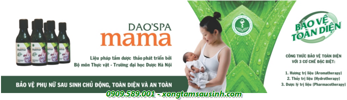 Dao’Spa Mama chứa rất nhiều thảo dược quý giá có tác dụng rất tốt đối với sức khỏe sản phụ