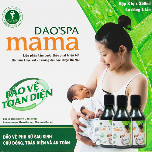 Nước tắm Dao'spa Mama bảo vệ mẹ toàn diện sau sinh